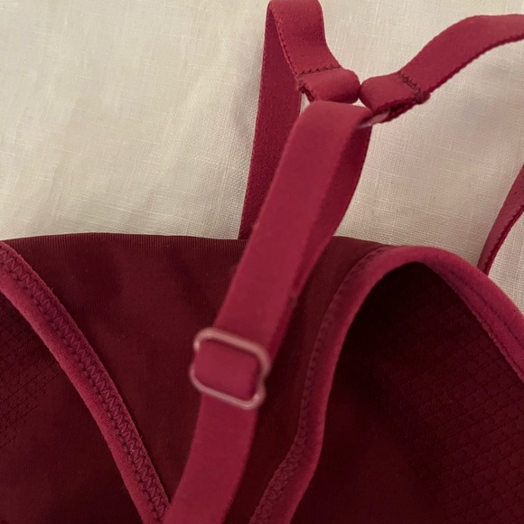 Knix Longevity bra. Dark Cherry, contrast straps. Brand new, tags still on. - Picture 6 of 9